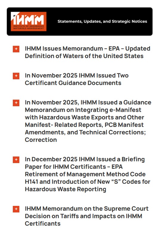 Statements Updates